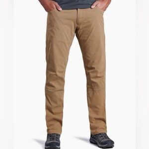 KÜHL Radikl Men’s Hiking Pants Tan Khaki Performance Outdoor 34x30